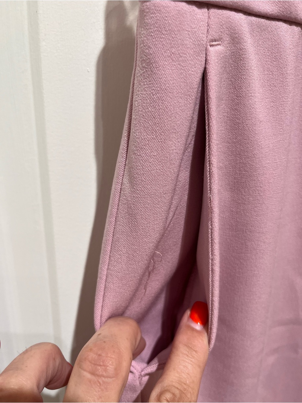 NWOT Ann Taylor Perfect Wide-Leg Pants in Dusted Orchid Size 6 - Picture 9 of 12